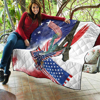 French-American Heritage Month Quilt Dual Heritage and National Flag