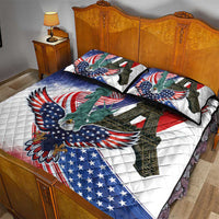 French-American Heritage Month Quilt Bed Set Dual Heritage and National Flag
