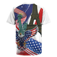 French-American Heritage Month Rugby Jersey Dual Heritage and National Flag