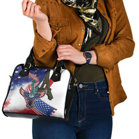 French-American Heritage Month Shoulder Handbag Dual Heritage and National Flag