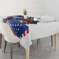French-American Heritage Month Tablecloth Dual Heritage and National Flag