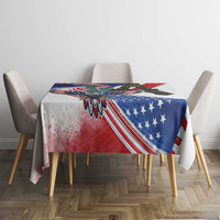 French-American Heritage Month Tablecloth Dual Heritage and National Flag