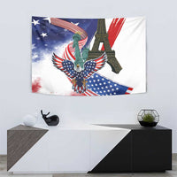French-American Heritage Month Tapestry Dual Heritage and National Flag
