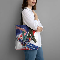 French-American Heritage Month Tote Bag Dual Heritage and National Flag