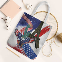 French-American Heritage Month Tote Bag Dual Heritage and National Flag