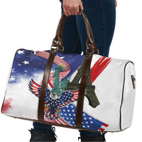 French-American Heritage Month Travel Bag Dual Heritage and National Flag