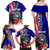 Personalised American Samoa and United States Family Matching Off Shoulder Maxi Dress and Hawaiian Shirt Bald Eagle and Seal Hibiscus Polynesian Pattern - Wonder Print Shop