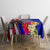 Personalised American Samoa and United States Tablecloth Bald Eagle and Seal Hibiscus Polynesian Pattern - Wonder Print Shop