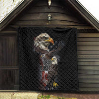 American Eagles Quilt United States Flag Vintage Style - Wonder Print Shop