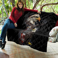 American Eagles Quilt United States Flag Vintage Style - Wonder Print Shop