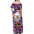 American Eagles Off Shoulder Maxi Dress United States Flag Camouflage Style - Wonder Print Shop