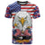 American Eagles T Shirt United States Flag Camouflage Style - Wonder Print Shop