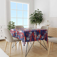 American Eagles Tablecloth United States Flag Camouflage Style - Wonder Print Shop