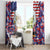 American Eagles Window Curtain United States Flag Camouflage Style - Wonder Print Shop