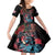 United States Independence Day Family Matching Short Sleeve Bodycon Dress and Hawaiian Shirt The 4th of July Statue of Liberty Retro Style - Wonder Print Shop