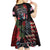 United States Independence Day Kid Short Sleeve Dress The 4th of July Statue of Liberty Retro Style - Wonder Print Shop