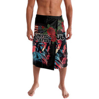 United States Independence Day Lavalava The 4th of July Statue of Liberty Retro Style - Wonder Print Shop