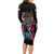 United States Independence Day Long Sleeve Bodycon Dress The 4th of July Statue of Liberty Retro Style - Wonder Print Shop