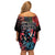 United States Independence Day Off Shoulder Short Dress The 4th of July Statue of Liberty Retro Style - Wonder Print Shop