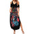 United States Independence Day Summer Maxi Dress The 4th of July Statue of Liberty Retro Style - Wonder Print Shop