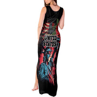United States Independence Day Tank Maxi Dress The 4th of July Statue of Liberty Retro Style - Wonder Print Shop