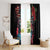 United States Independence Day Window Curtain The 4th of July Statue of Liberty Retro Style - Wonder Print Shop