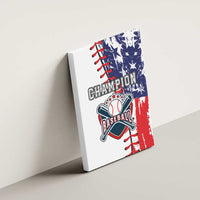 American Baseball Canvas Wall Art Go Champion 2024 - Wonder Print Shop