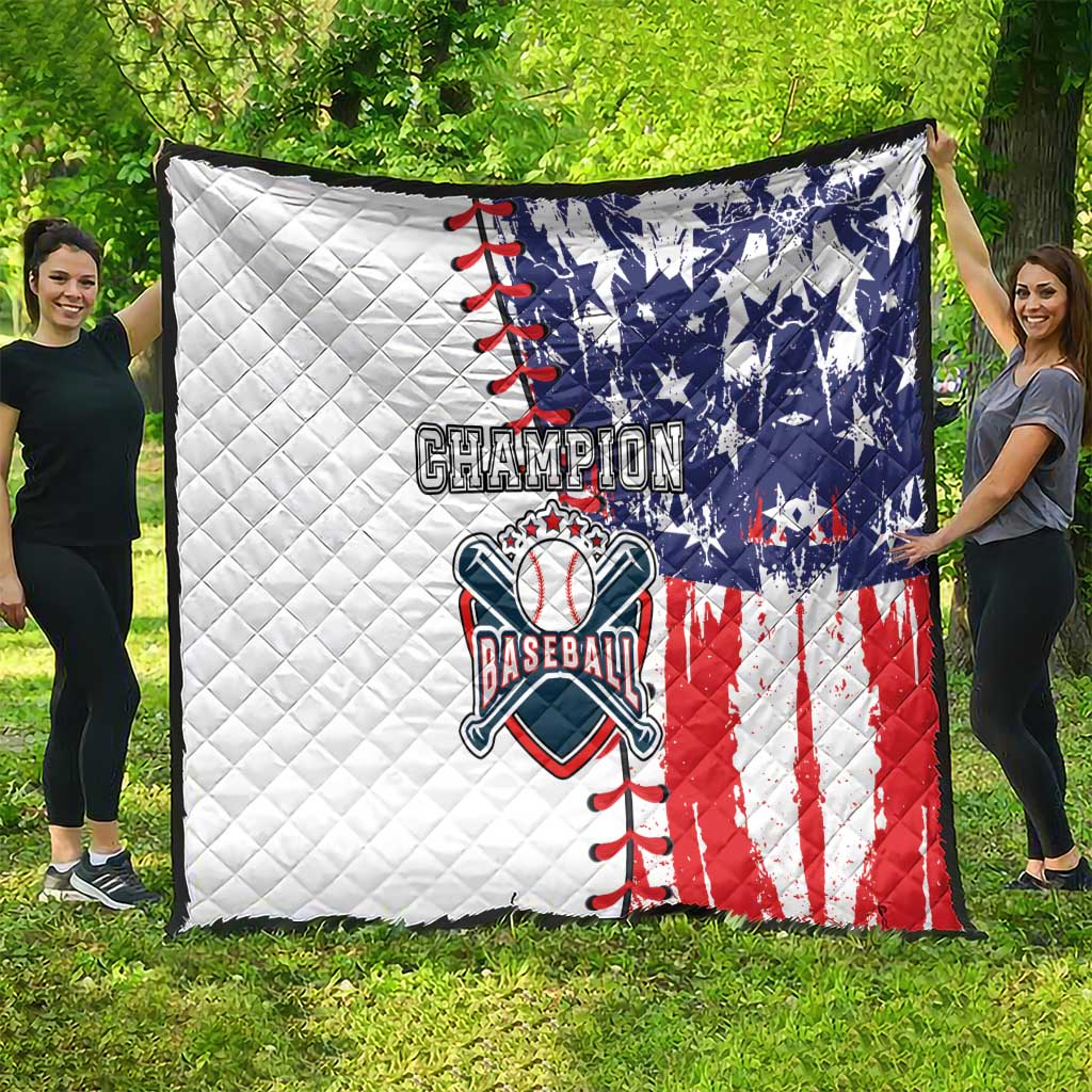 American Baseball Quilt Go Champion 2024 - Wonder Print Shop