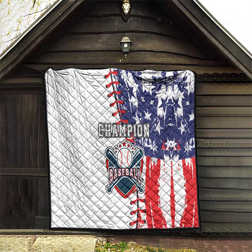 American Baseball Quilt Go Champion 2024 - Wonder Print Shop