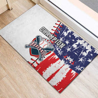 American Baseball Rubber Doormat Go Champion 2024 - Wonder Print Shop