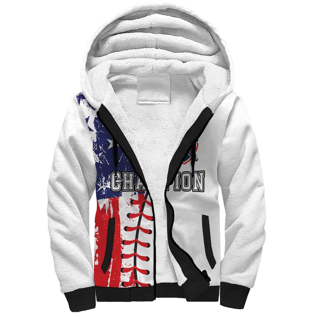 American Baseball Sherpa Hoodie Go Champion 2024 - Wonder Print Shop