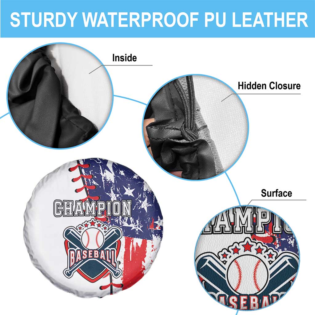 American Baseball Spare Tire Cover Go Champion 2024 - Wonder Print Shop