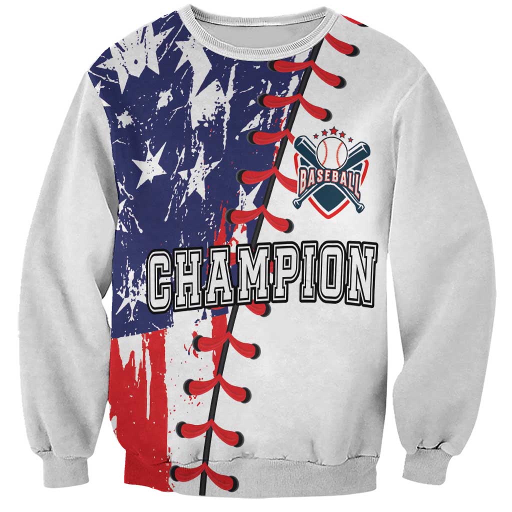 American Baseball Sweatshirt Go Champion 2024 - Wonder Print Shop