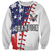 American Baseball Sweatshirt Go Champion 2024 - Wonder Print Shop