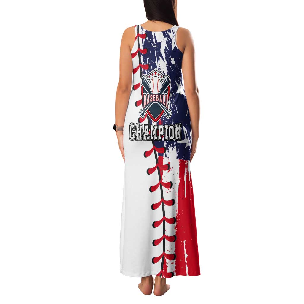 American Baseball Tank Maxi Dress Go Champion 2024 - Wonder Print Shop