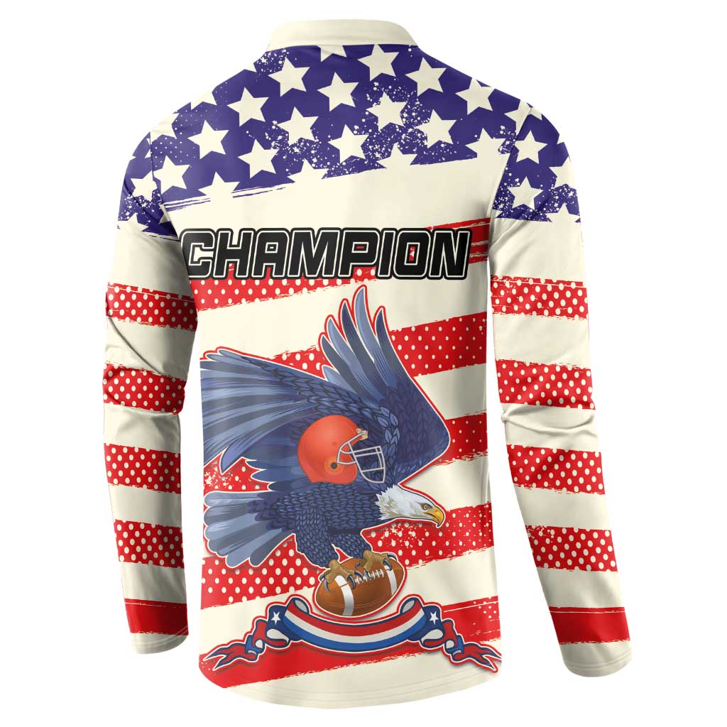 American Football Button Sweatshirt Go Champion 2024 - Wonder Print Shop