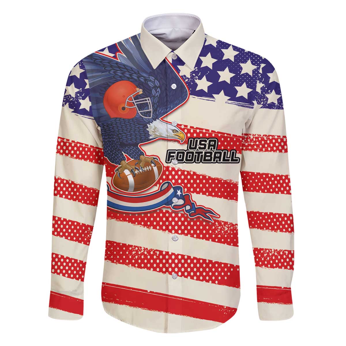 American Football Family Matching Off The Shoulder Long Sleeve Dress and Hawaiian Shirt Go Champion 2024 - Wonder Print Shop