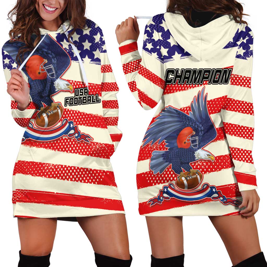American Football Hoodie Dress Go Champion 2024 - Wonder Print Shop