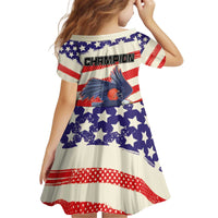 American Football Kid Short Sleeve Dress Go Champion 2024 - Wonder Print Shop