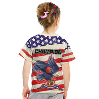 American Football Kid T Shirt Go Champion 2024 - Wonder Print Shop