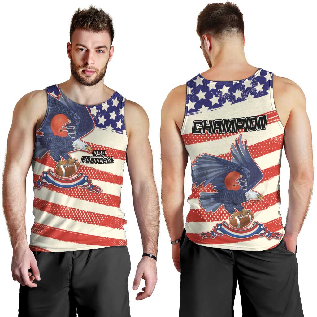 American Football Men Tank Top Go Champion 2024 - Wonder Print Shop