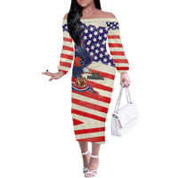 American Football Off The Shoulder Long Sleeve Dress Go Champion 2024 - Wonder Print Shop
