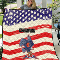 American Football Quilt Go Champion 2024 - Wonder Print Shop