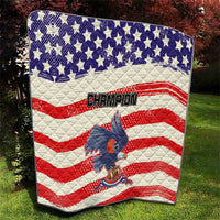 American Football Quilt Go Champion 2024 - Wonder Print Shop