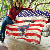 American Football Quilt Go Champion 2024 - Wonder Print Shop