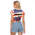 American Football Raglan Cropped T Shirt Go Champion 2024 - Wonder Print Shop