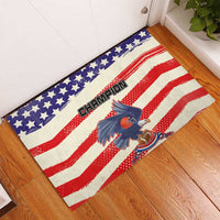 American Football Rubber Doormat Go Champion 2024 - Wonder Print Shop