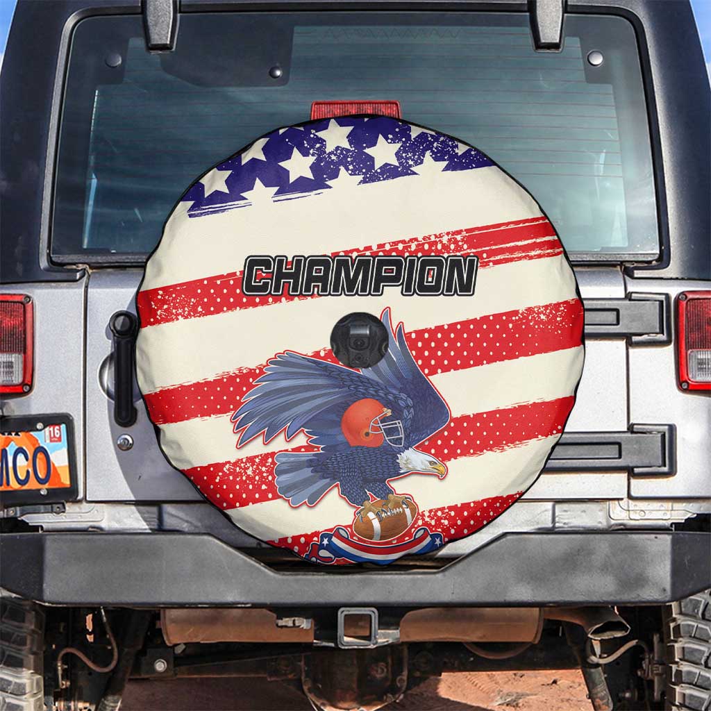 American Football Spare Tire Cover Go Champion 2024 - Wonder Print Shop