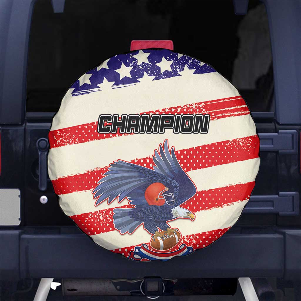 American Football Spare Tire Cover Go Champion 2024 - Wonder Print Shop