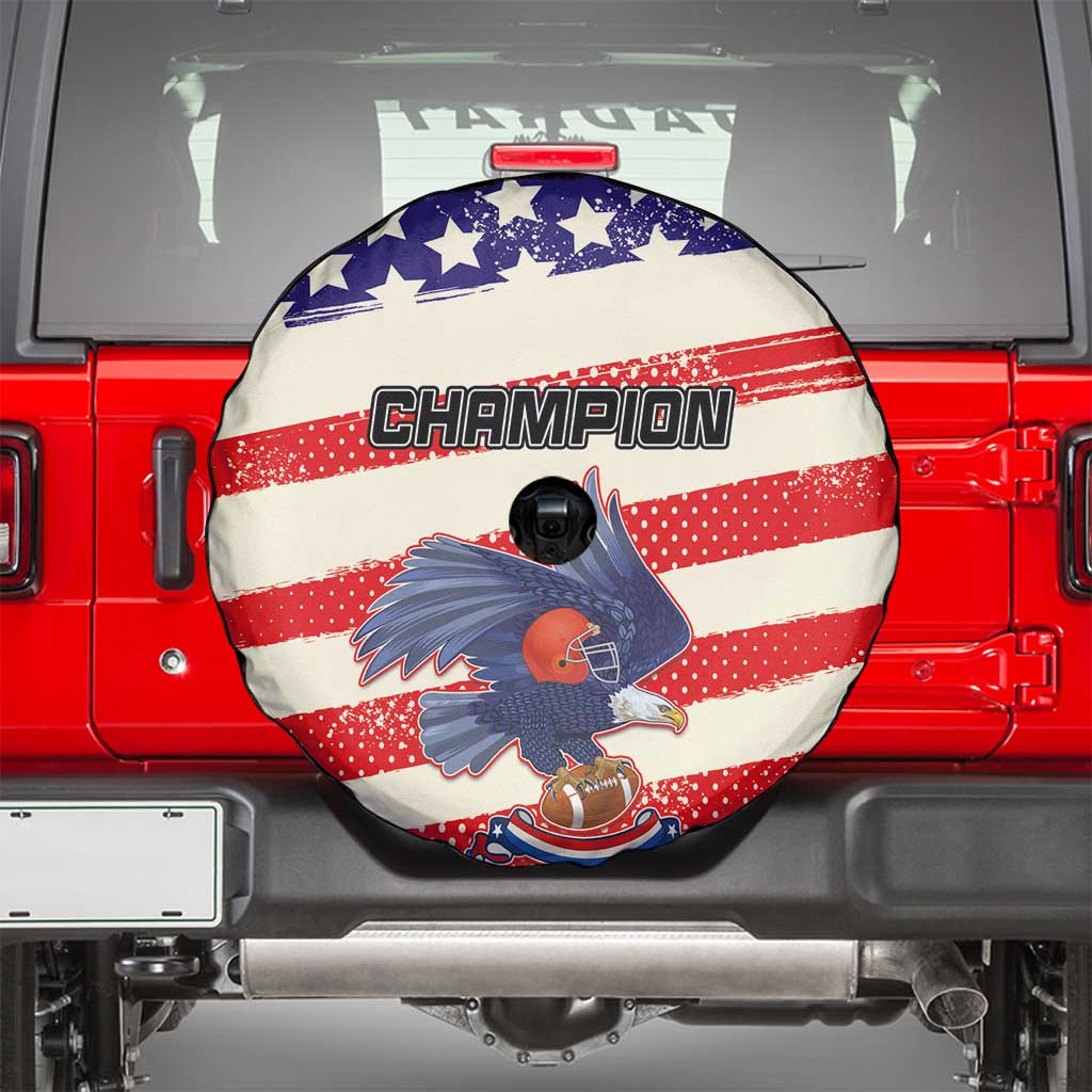 American Football Spare Tire Cover Go Champion 2024 - Wonder Print Shop